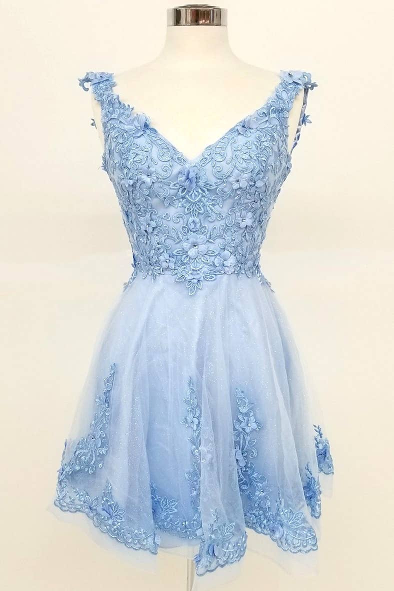 Chicas - Wholesale Dress - Women's - Short Flower Dama Dress. C311