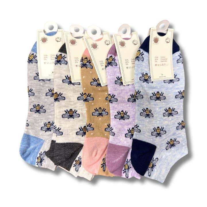 Calzini alla caviglia da donna Bumble Bee per la vendita all'ingrosso da parte di ZKY Wholesale