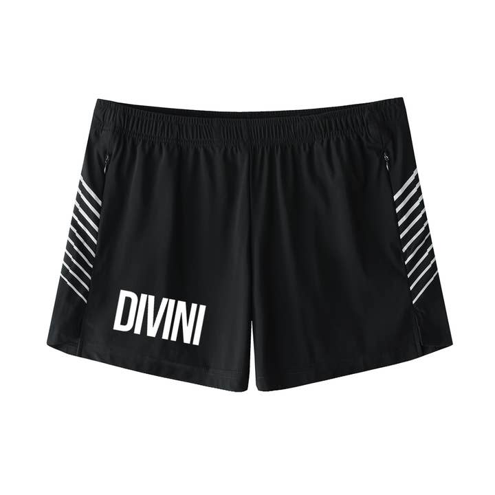 Running Club Side-Stripe Performance Shorts for wholesale by DIVINI