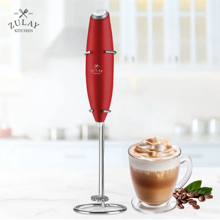 Zulay Kitchen - Wholesale Kitchen Tool/Gadget - Zulay Double Whisk Milk Frother Handheld Mixer