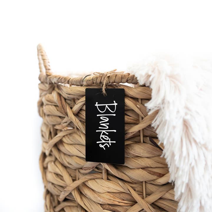 Savvy & Sorted - Wholesale Gift tag label - Black Basket Tags7