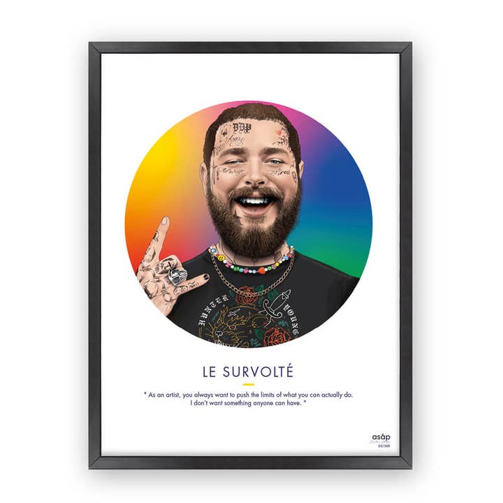 Poster - “Survolté” - 30x40 cm for wholesale by ASÅP Creative Studio