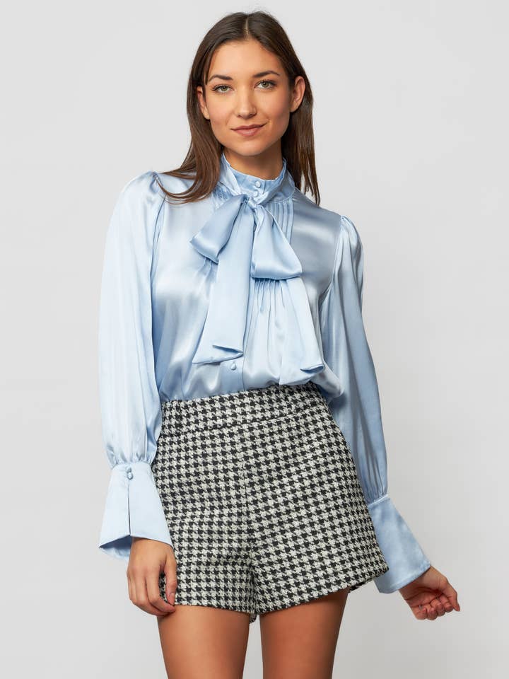 Phaius Silk Blouse for wholesale by Solgo Atelier