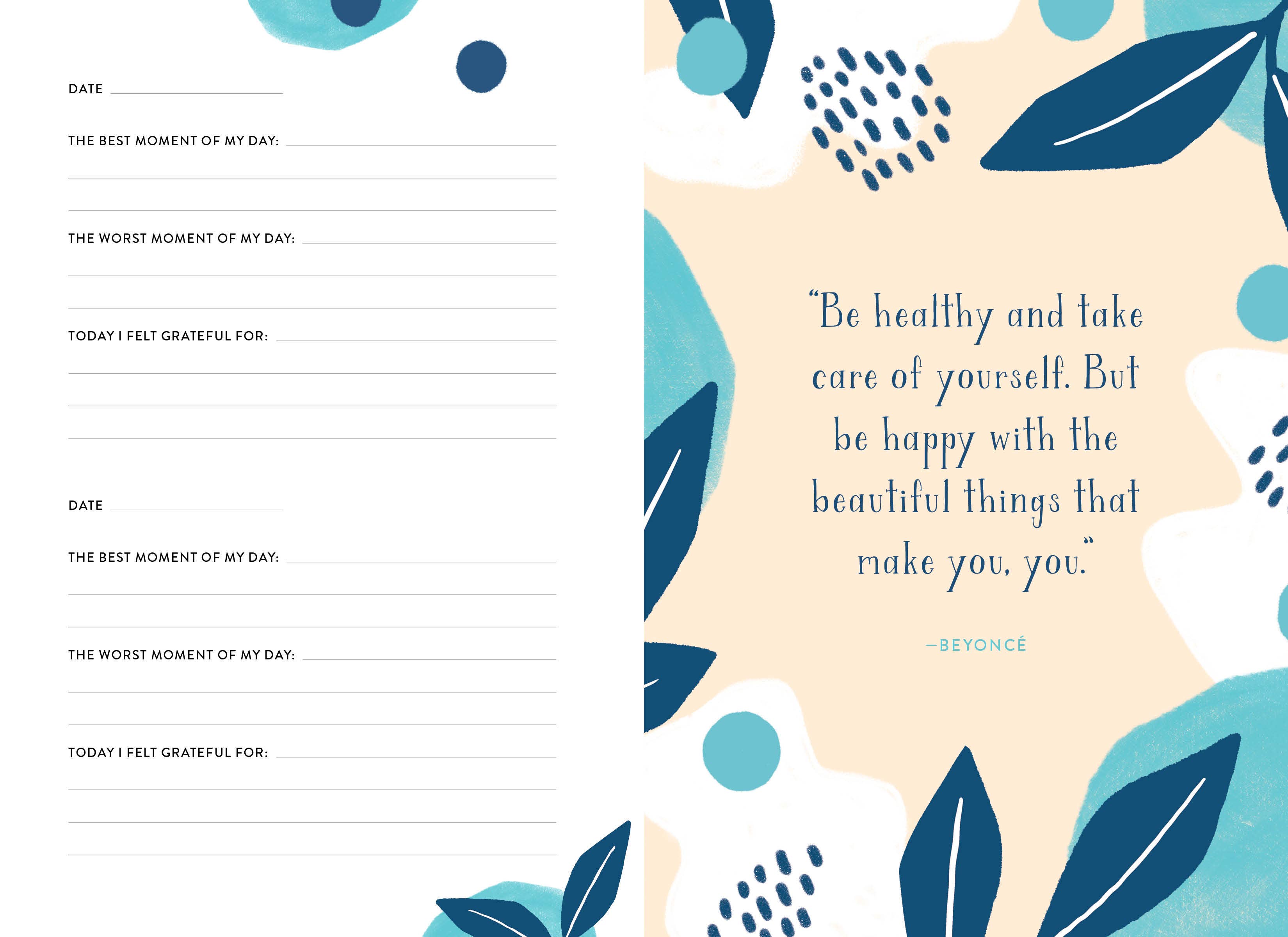 Blue Star Press - Wholesale Journal/Diary - Best Worst Grateful: A Daily 5 Minute Mindfulness Journal3