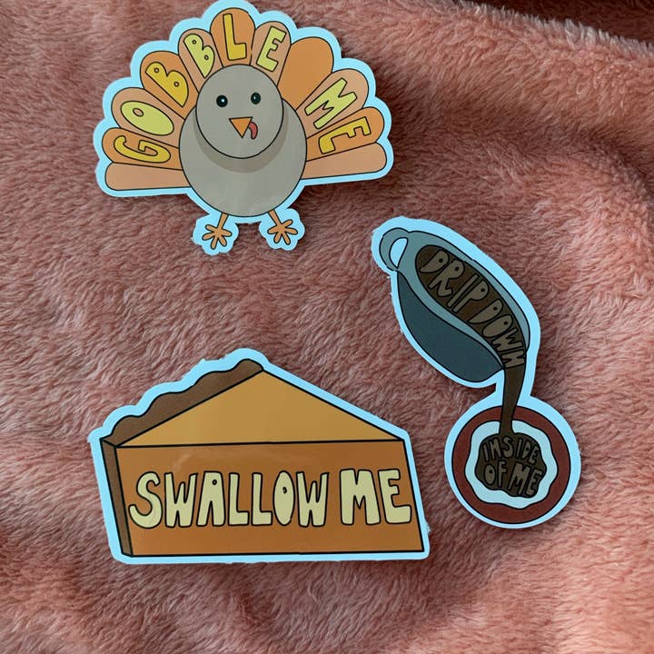 Thanksgiving stickerset, Thanksgiving cadeauset voor wholesale door The Spicy Creative