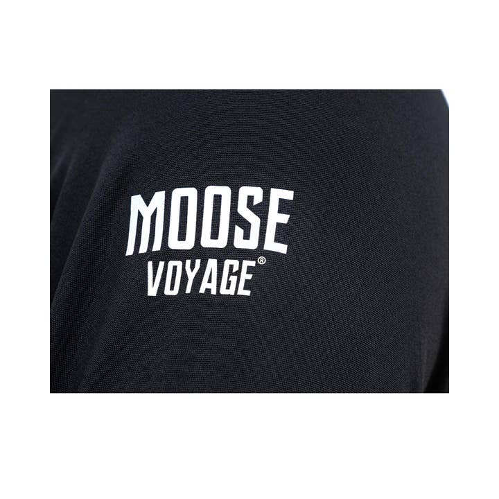 Maglia intima da uomo COOLMAX® All Season Hyper-Performance — Nero antracite per la vendita all'ingrosso da parte di Moose Voyage