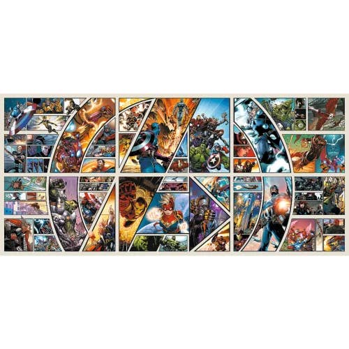 Trefl USA - Wholesale Puzzle - Adult - Trefl Prime 9000 Piece Puzzle - Marvel - Across the Comic Universe1