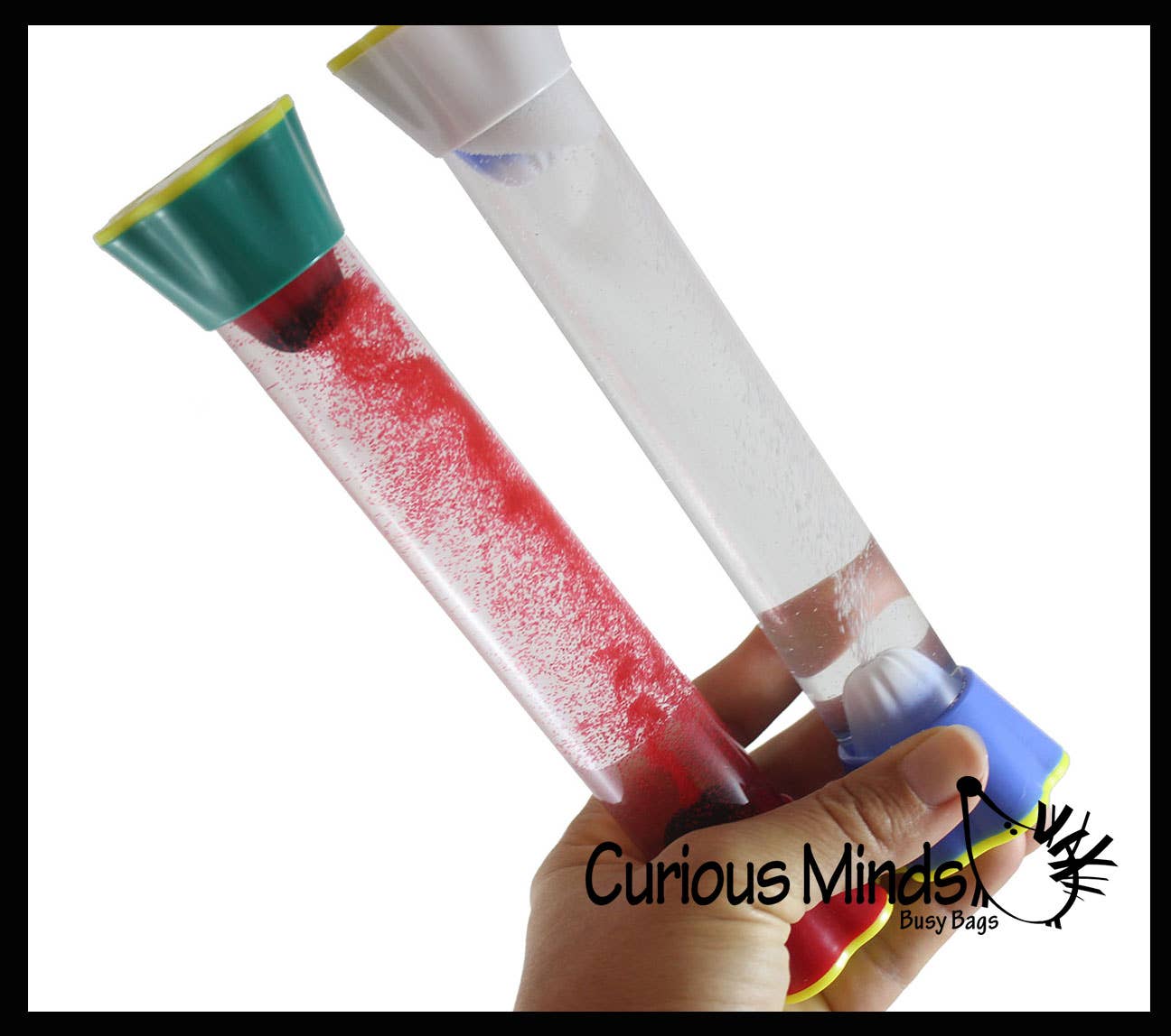 Curious Minds Toys - Wholesale Fidget Toy - Kids - 1 Erupting Volcano Glitter Filled Liquid Dripping Stick Time