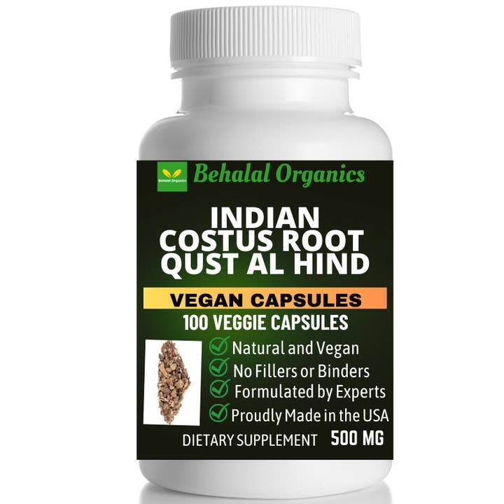 Qust al Hindi 500mg (Indian Costus Root) 100 Snabbkapslar för wholesale av Behalal Organics