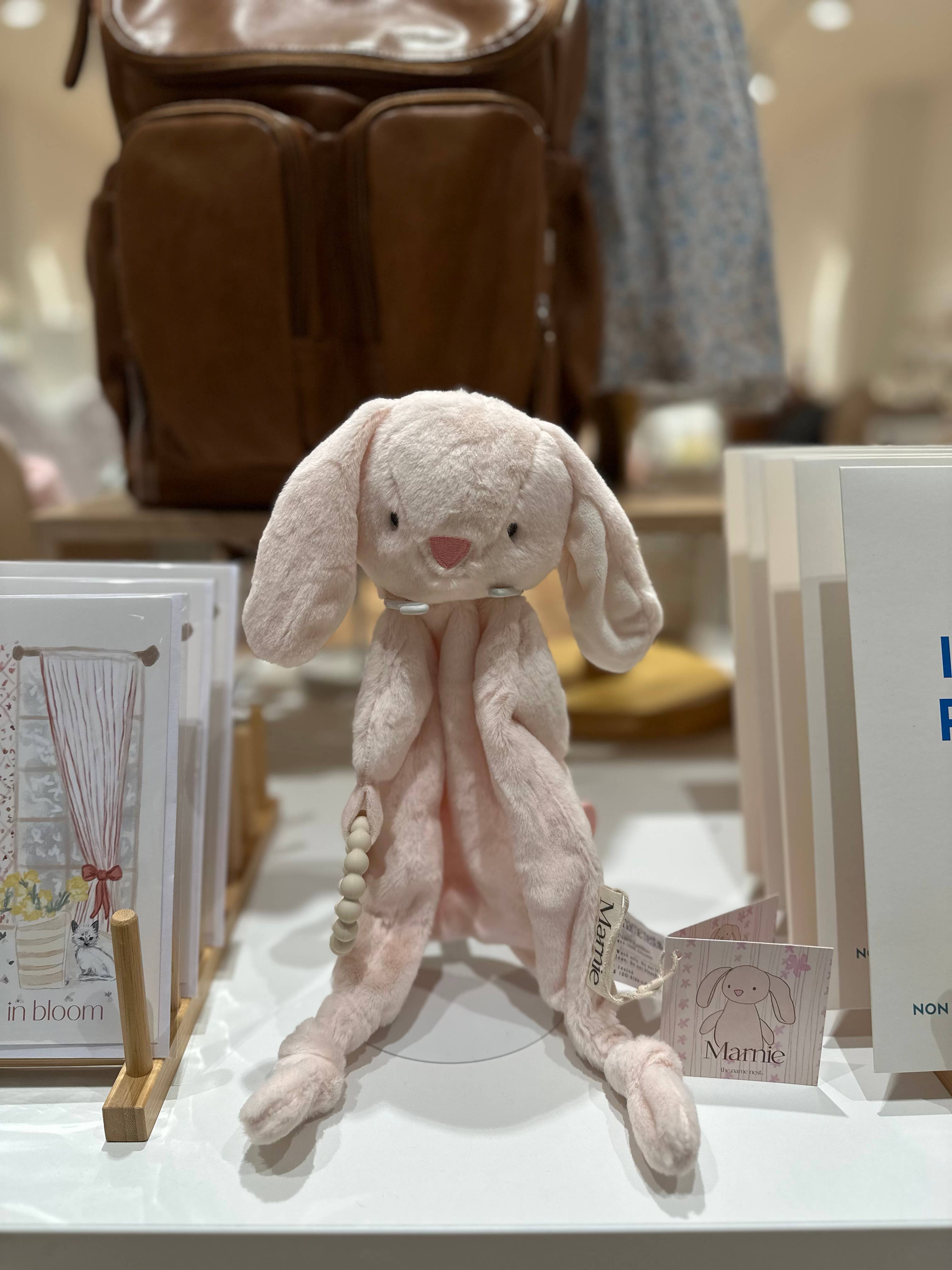 the name nest - Wholesale Stuffed/plush toy – Kids & baby - Pink Marnie - bunny comforter and teether5