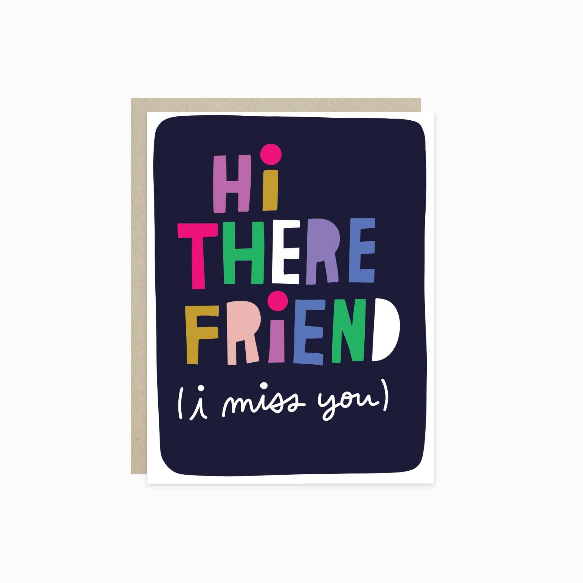Barone and Co. - Wholesale Friendship Card - Hi There Friend Card