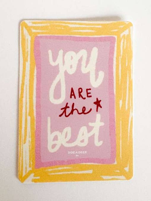 Eres la mejor pegatina para venta al por mayor de Doe A Deer