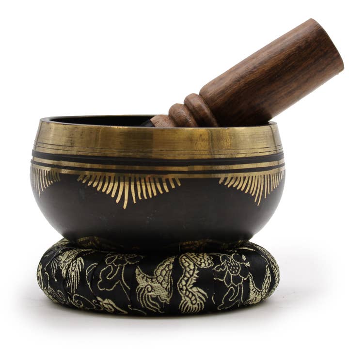 Flower Of Life Sing Bowl Set for wholesale by Ancient Wisdom