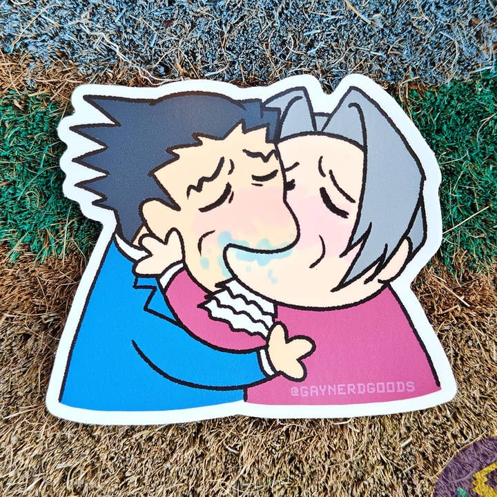Autocolante de Advogados a Beijar por atacado de Gay Nerd Goods