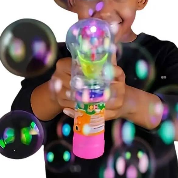 Blinkee.com, LLC - Wholesale Bubble Wand - Kids - LED Color Changing Bubble Gun0