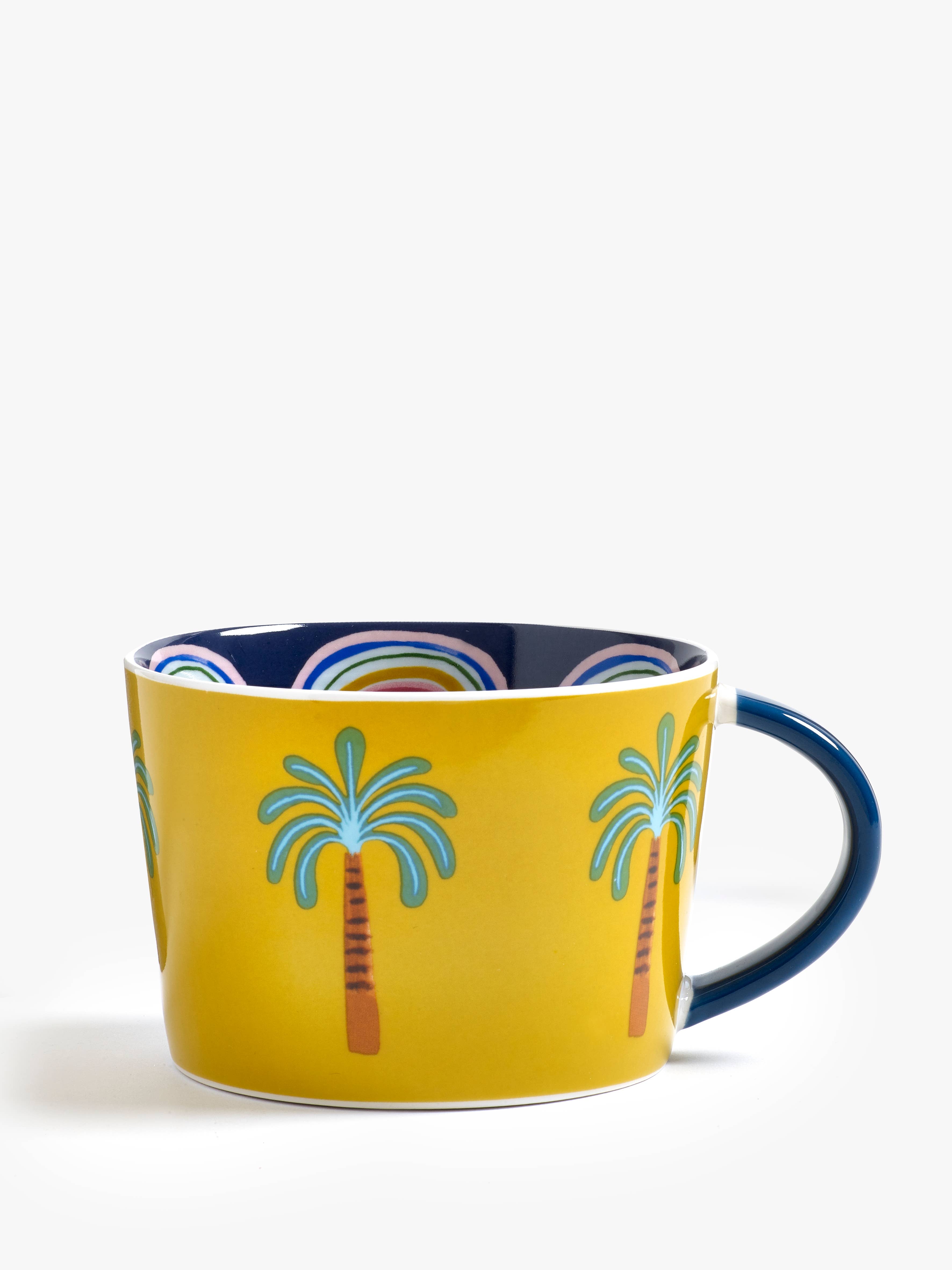 Pure Table Top Ltd – wholesale Coffee mug – Eleanor Bowmer Palm Tree Mug1