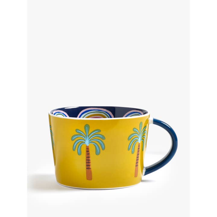 Pure Table Top Ltd – wholesale Coffee mug – Eleanor Bowmer Palm Tree Mug1