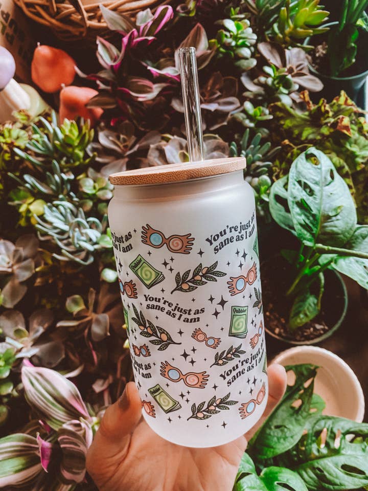 Luna Lovegood Harry Potter Glass for wholesale by NOT YOUR AVERAGE BABE CO