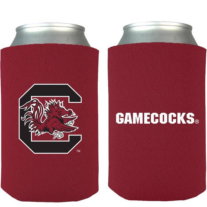 The Memory Company - Wholesale Drink Huggers & Koozies - Team Logo Can Insulator, South Carolina Gamecocks