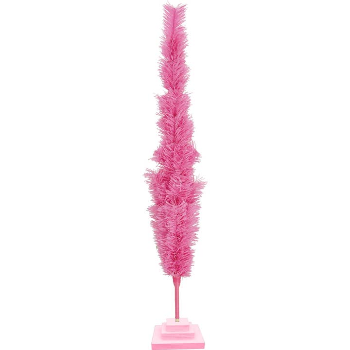 Lee Display - Wholesale Christmas Decoration - Pink Tinsel Christmas Tree11
