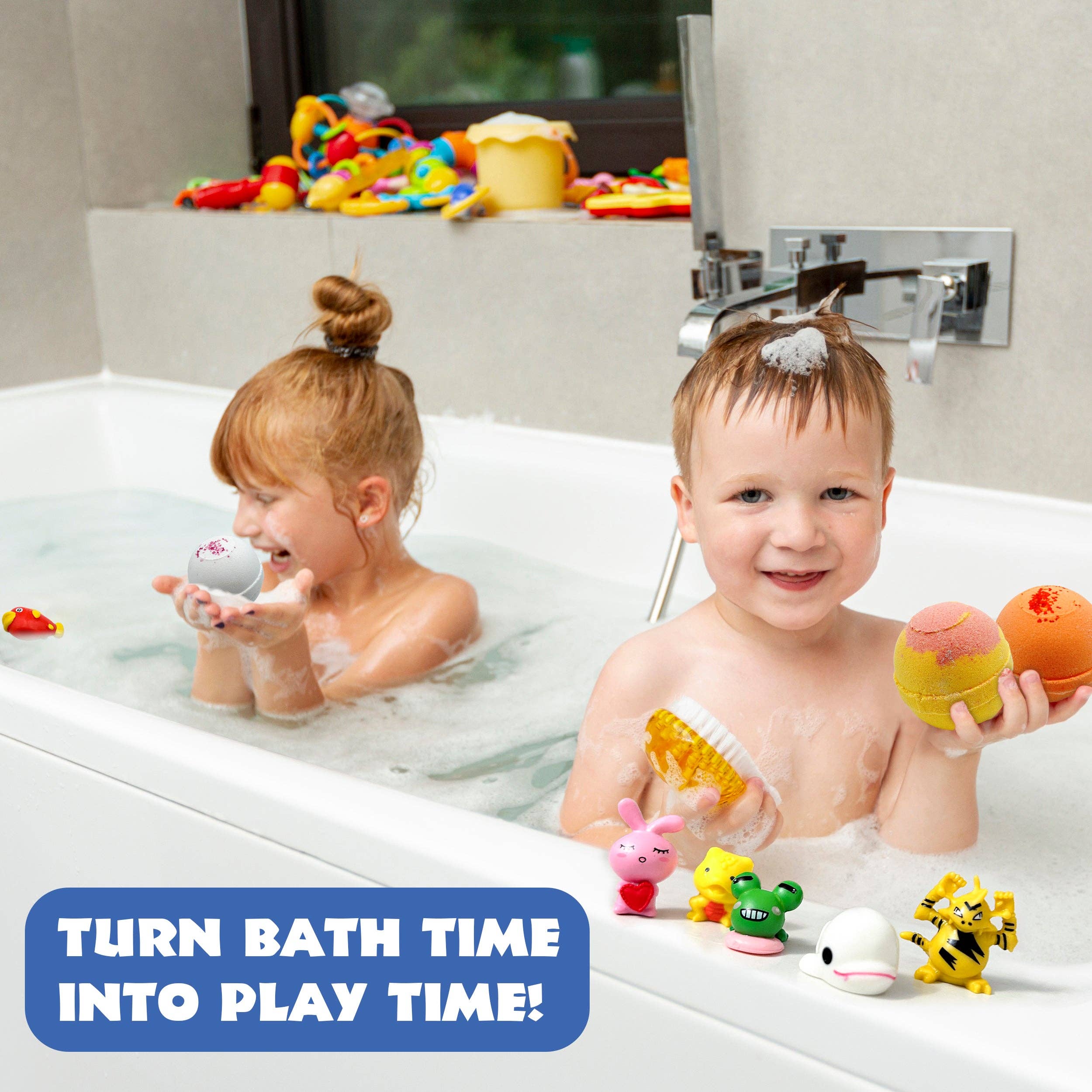 Relaxcation – wholesale Bath bomb/fizz – 12 Bath Bombs for Kids with Surprise Toys Inside3