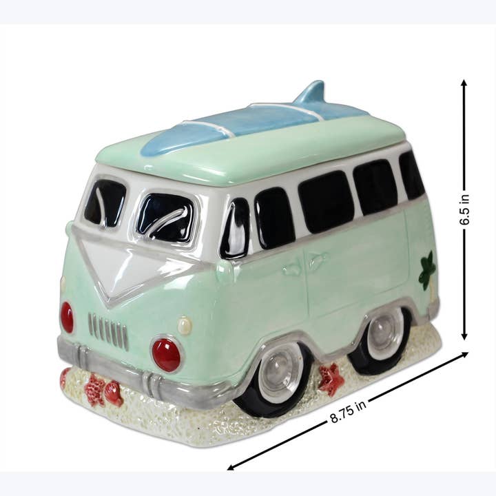 Young's - Vente Boîtes à biscuits - Pot à biscuits Wagon en céramique (SKU# : 17530)
