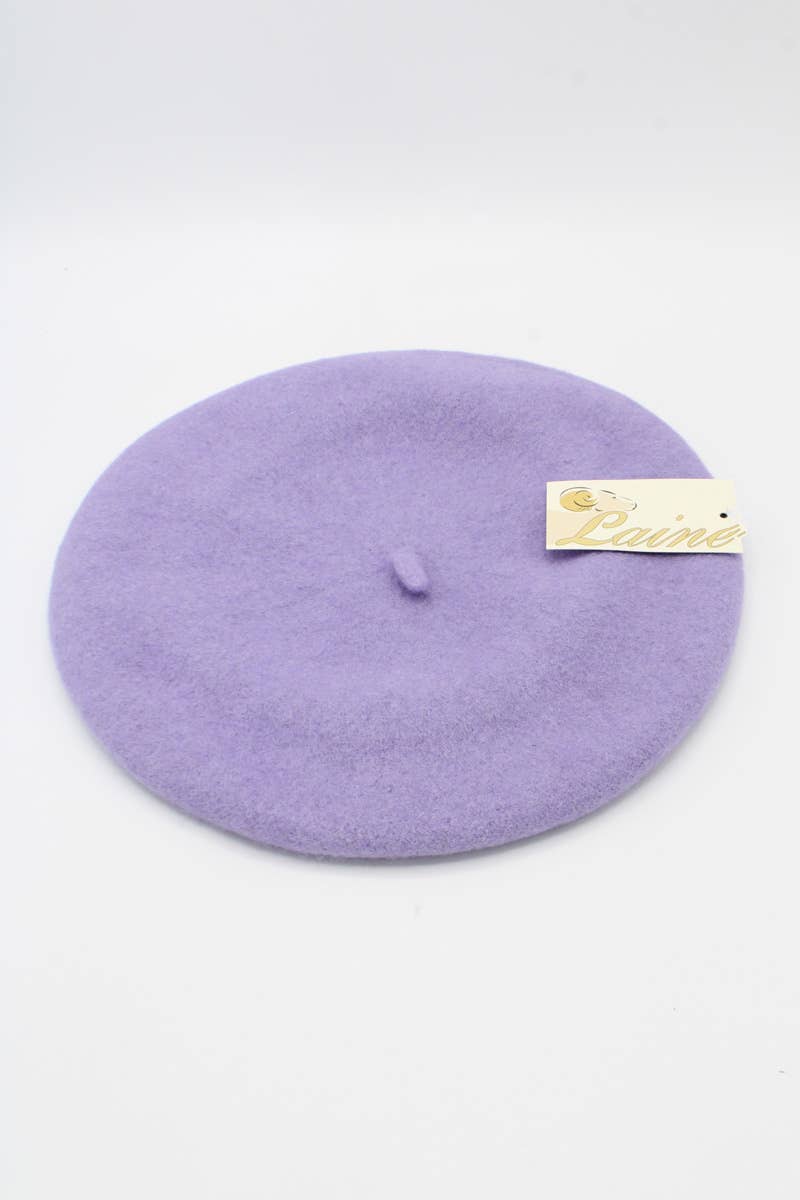 Hologramme Paris - Vendita all'ingrosso Basco - Unisex - Berretto classico in pura lana102