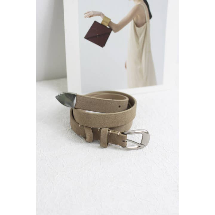ESLEY - Wholesale Belt - Women's - A2408DJN13544 - Classic Suede Belt