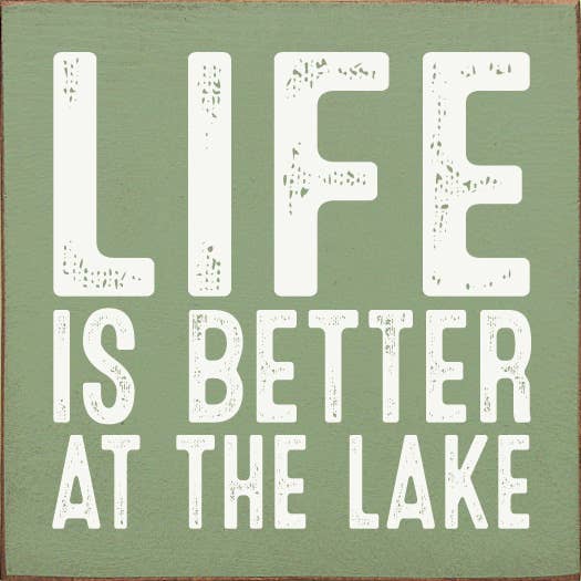 SAWDUST CITY – Sinal por atacado – A vida é melhor no sinal do Lago Wood3