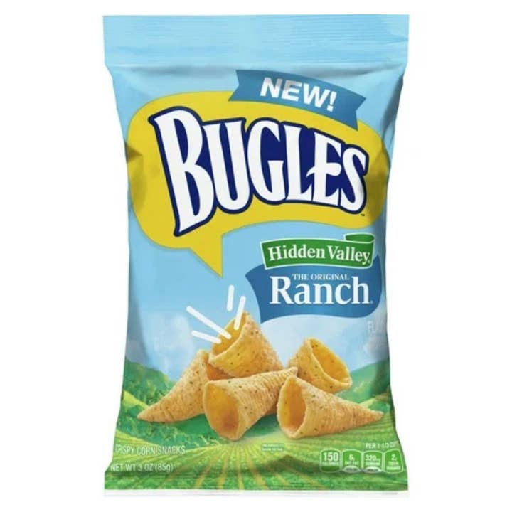 I Got Your Candy - Wholesale Chips - Bugles Ranch Corn Snacks Big Bag 3oz