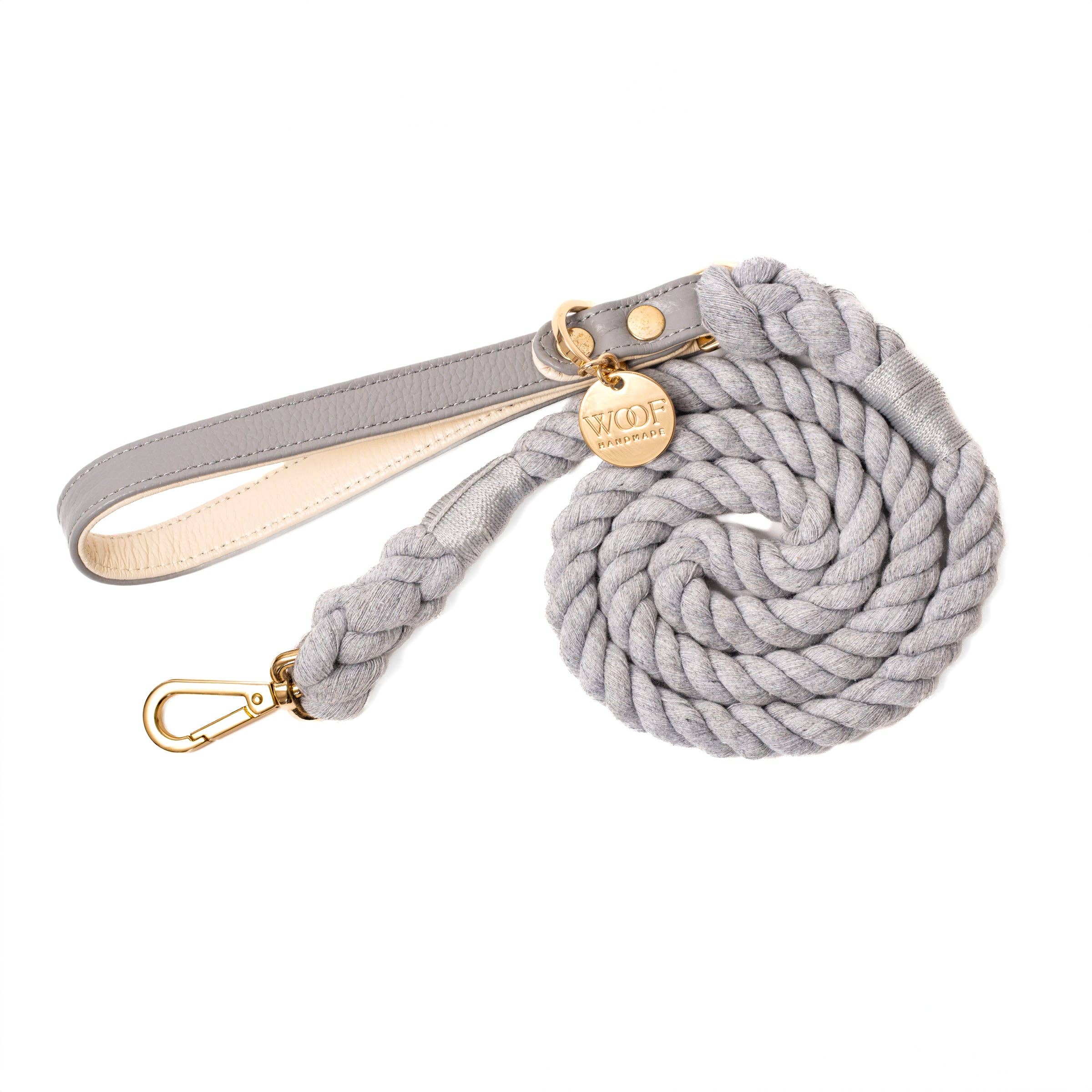 Neighborwoof - Wholesale Pet Leash - Dog - Ash Grey Rope Leash0