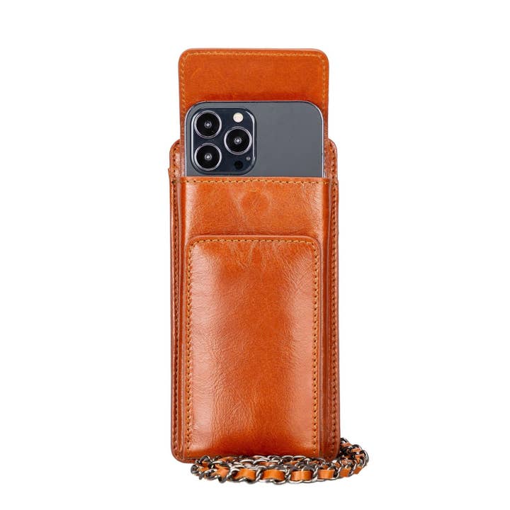 Lovell Crossbody Leather Phone Wallet for wholesale by American Smart