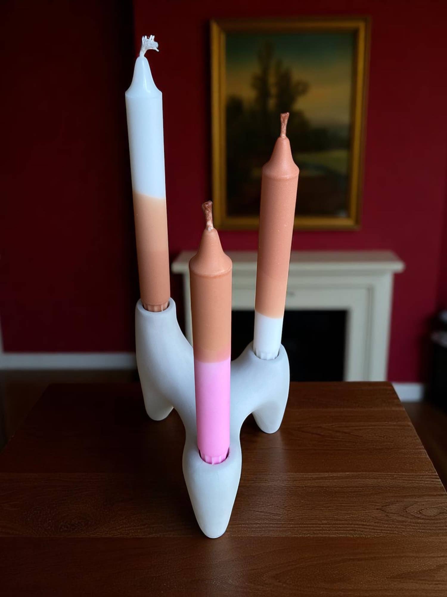 Kupkup HB. - Fi Design Studio Co. - Wholesale Pillar Candle - Joyful Glow | Chocolate Cake Tapper Candle | 2.3x20 cm 27