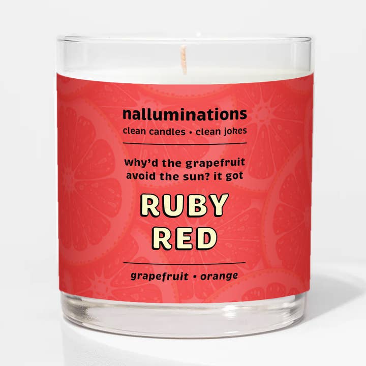 Grapefruit Funny Candle | Clean Candles, Clean Jokes for wholesale by Nalluminations® - Clean Candles, Clean Jokes