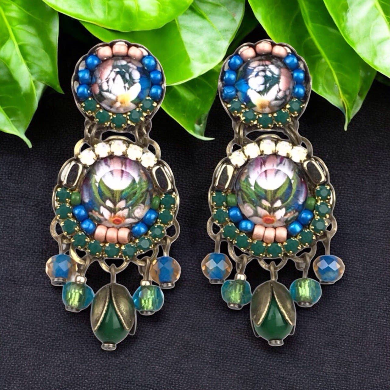 melizijewelry - Vendita all'ingrosso Orecchini pendenti - Orecchini di cristalli Forestier1