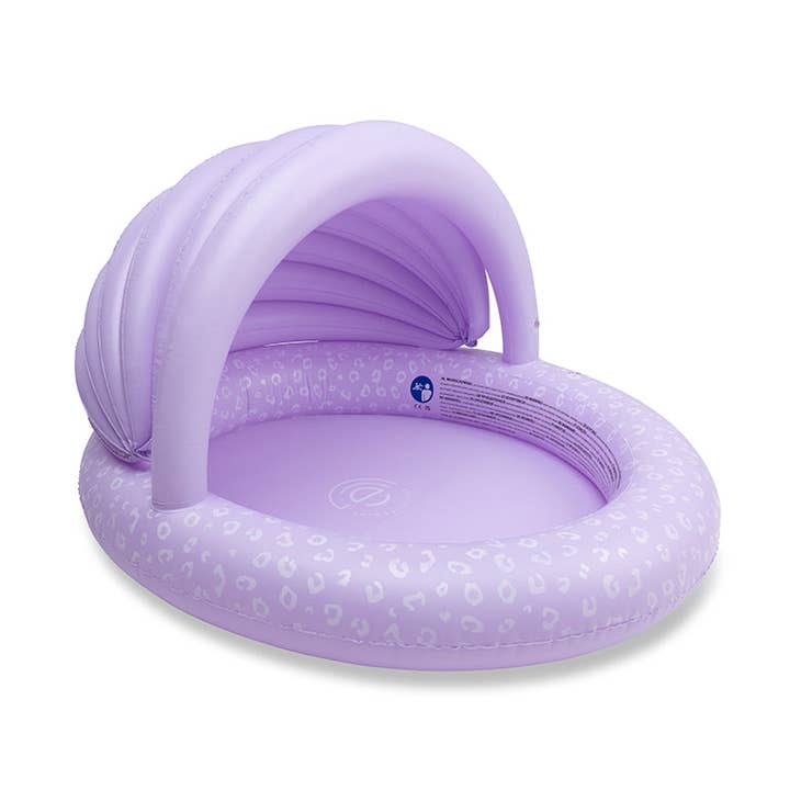 Piscina para Crianças - Lila - Leopardo - Ø 100 cm com Cobertura por atacado de Swim Essentials
