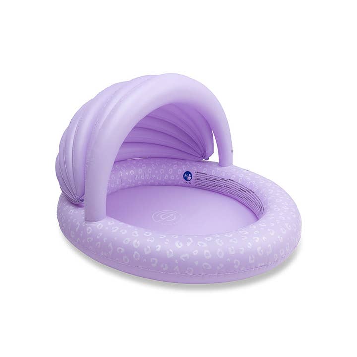 Kids Pool - Lila - Leopard - Ø 100 cm with Canopy for wholesale by Swim Essentials