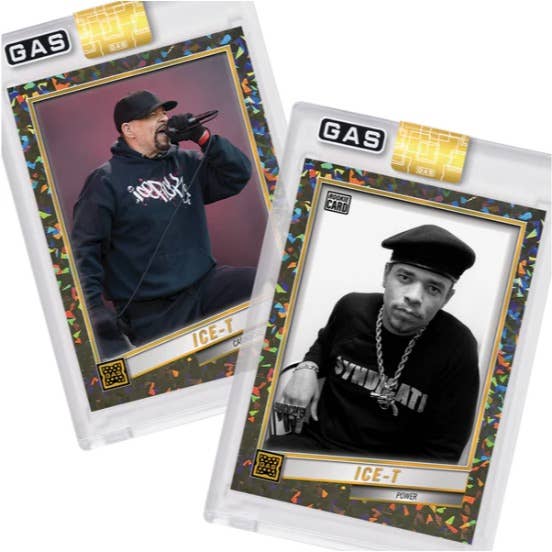 L. E. Ice-T 2023 GAS Cracked Foil Prism Trading Card Set for wholesale by National Hip-Hop Museum