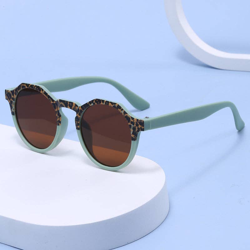 KiddieKickz - Wholesale Sunglasses – kids - Wholesale PC Round Frame Sunscreen Children's Sunglasses5