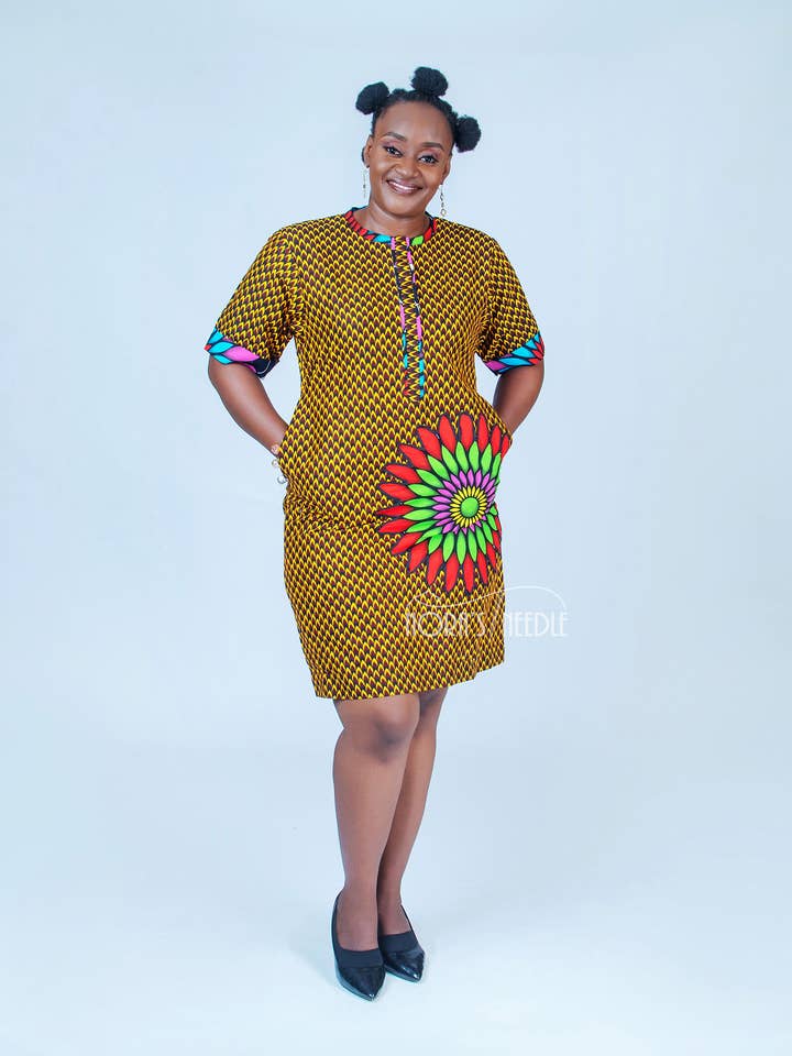 Amy Ankara Shift Kjole for engroshandel hos Nora's Needle