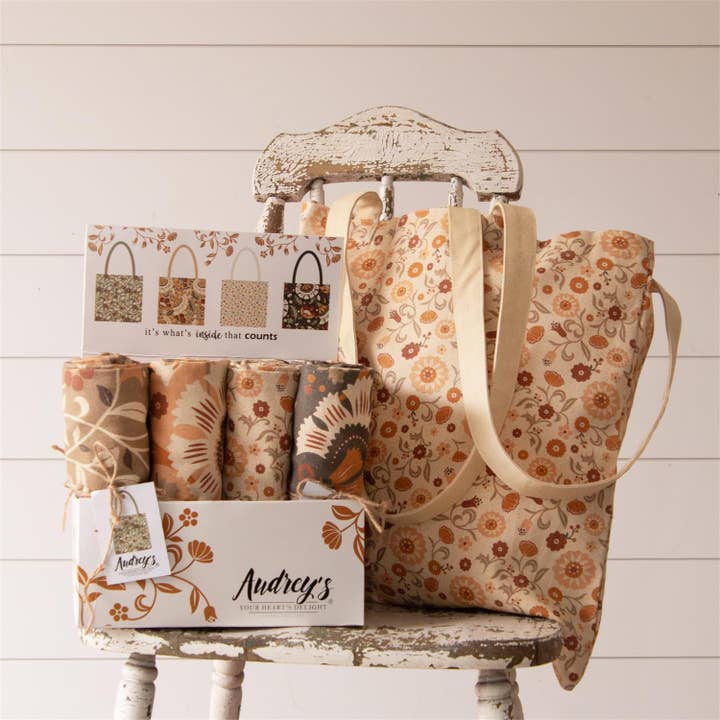 Audrey's Home & Gift - Wholesale Tote Bag - Unisex - Tote Bag Bundle - Inside That Counts (PK/12 AST)
