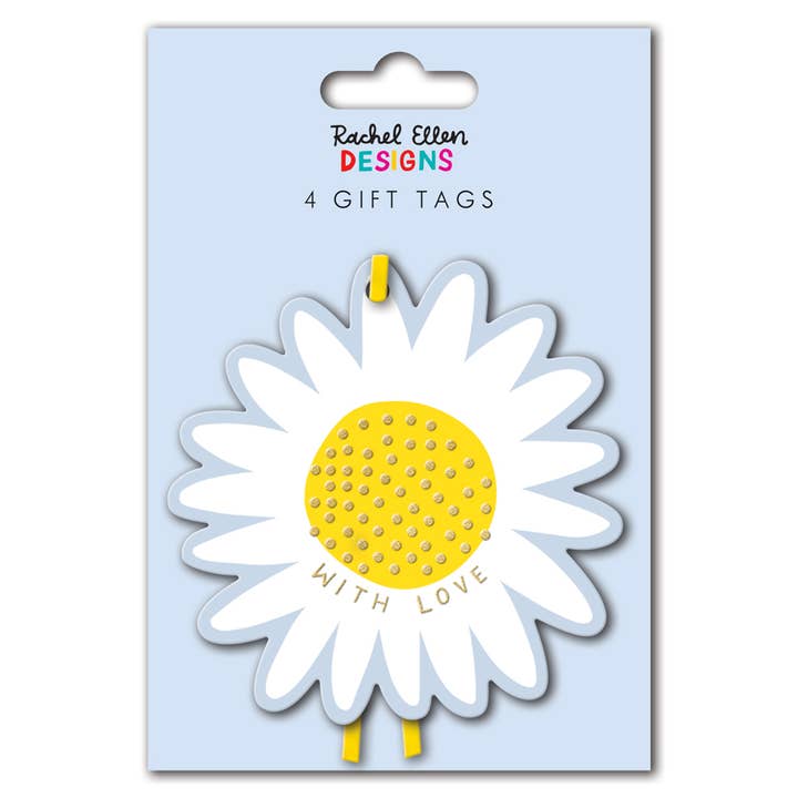 Geschenkanhänger - Gänseblümchen für den Großhandel von Rachel Ellen Designs