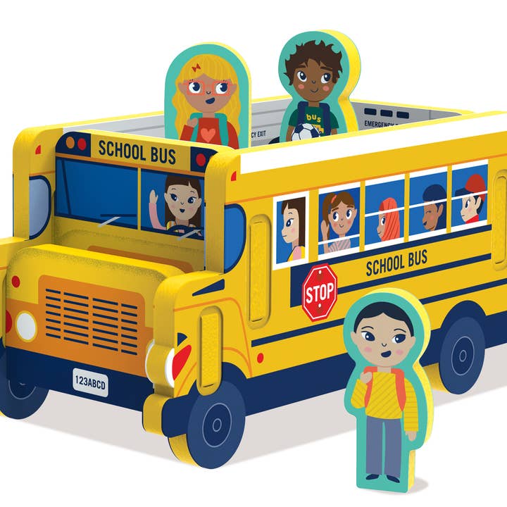 Storytime Toys - Wholesale Puzzle - Kids - School Bus Play Puzzle