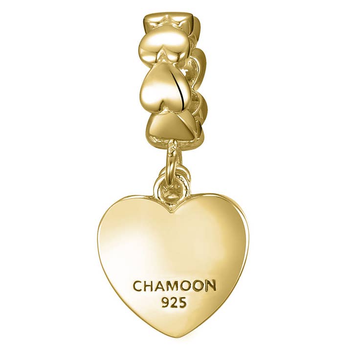 Gold-plated family love charm for wholesale by CHAMOON Jewelry