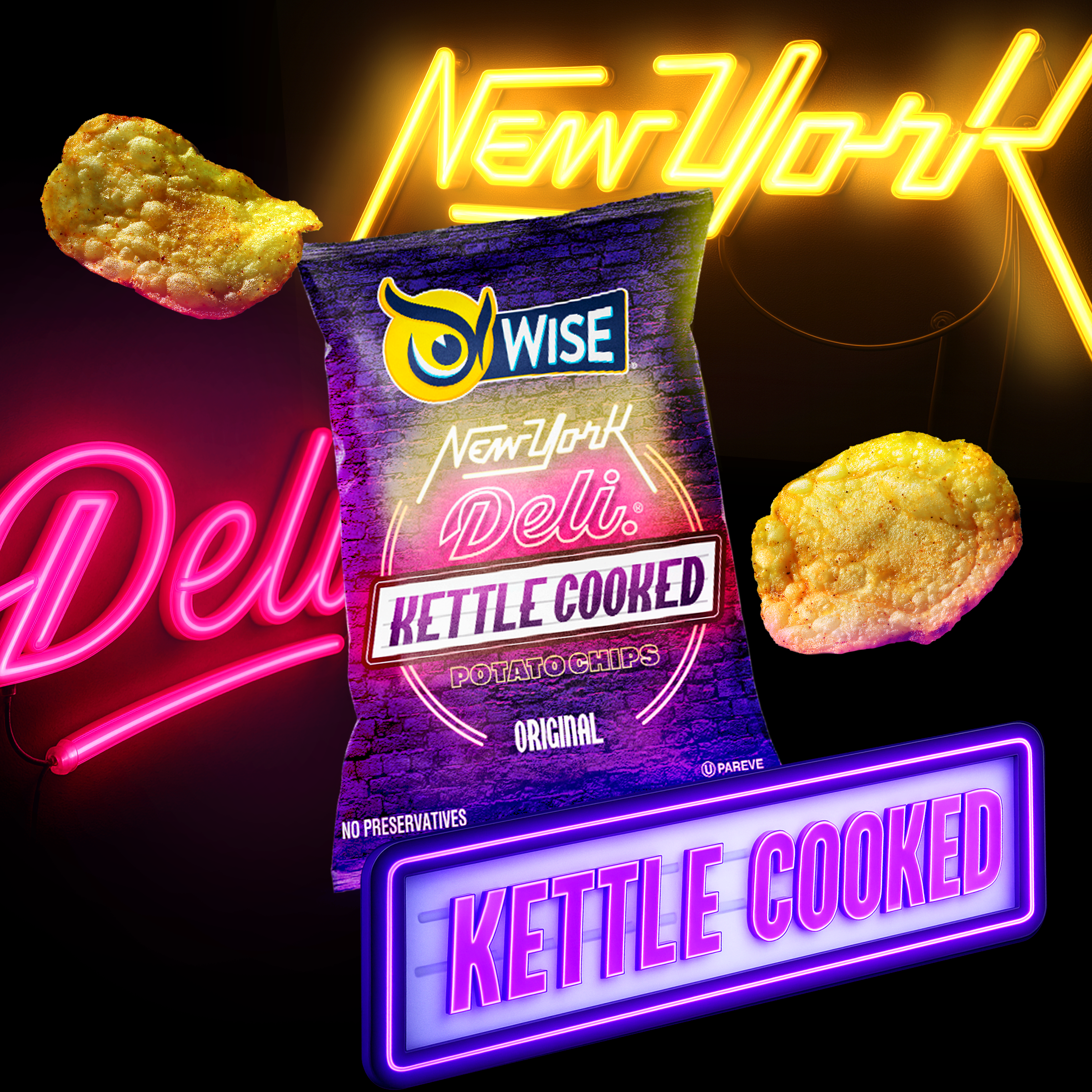 Wise Foods - Wholesale Chips - New York Deli Kettle Potato Chips1