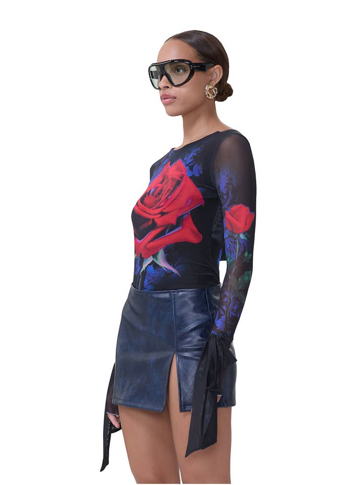 Beyla Top - Realism Rose for wholesale on Faire