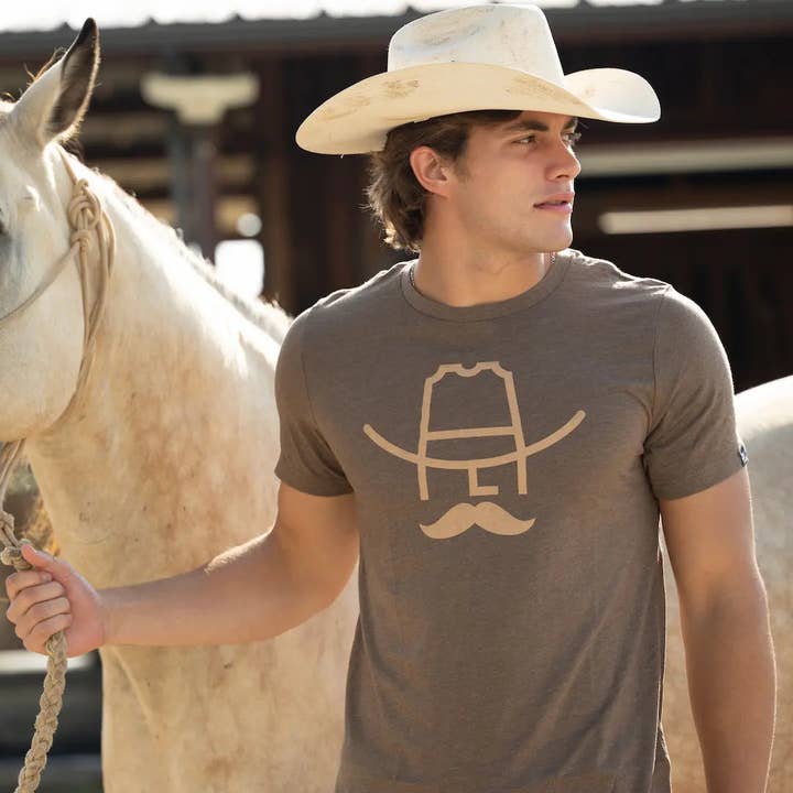 Cowboy Cool - Wholesale Screen Printed T-Shirt - Unisex - Hank T-Shirt1