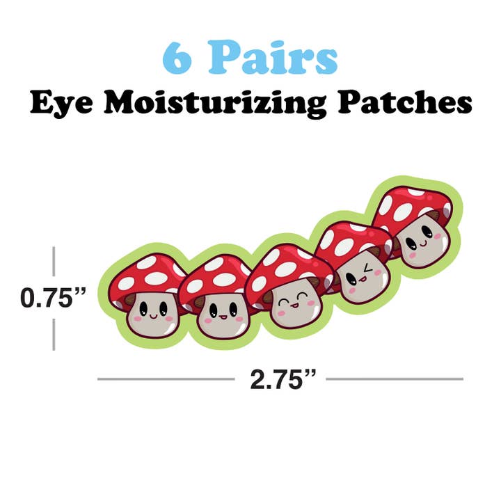 AQUARIUS, GAMAGO, ICUP, & ROCK SAWS by NMR Brands - Wholesale Eye Treatment Mask - Funky Fungi Cutie P-Eyes