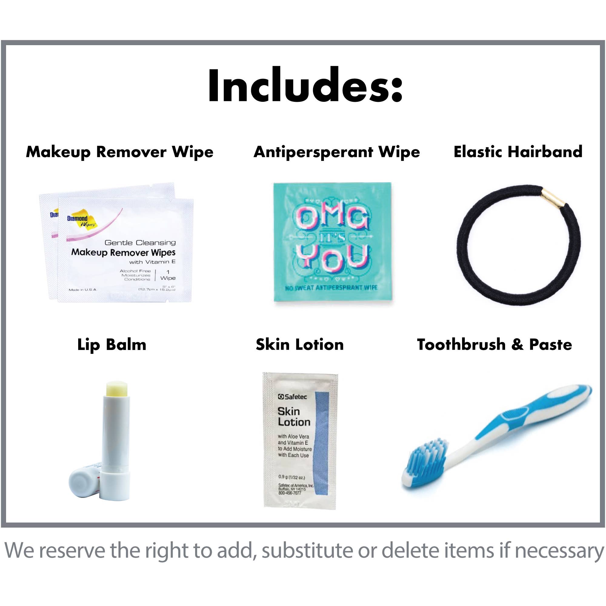 Potty Packs - Wholesale Toiletry Bag - Women's - Sleep-Over Pack: Your Essential Overnight Beauty Kit2