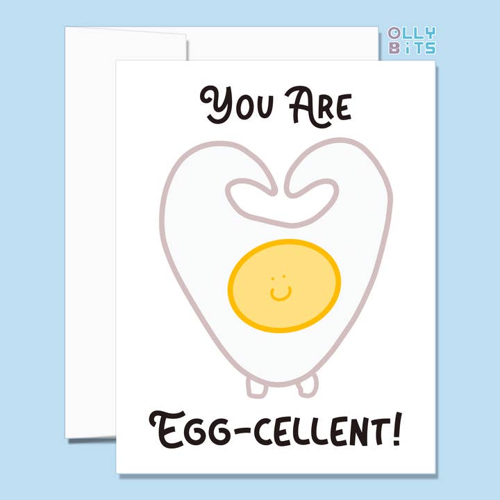 Carte de Vœux Tu Es Œuf-Ceptionnel pour la vente par Ollybits Pixel Art